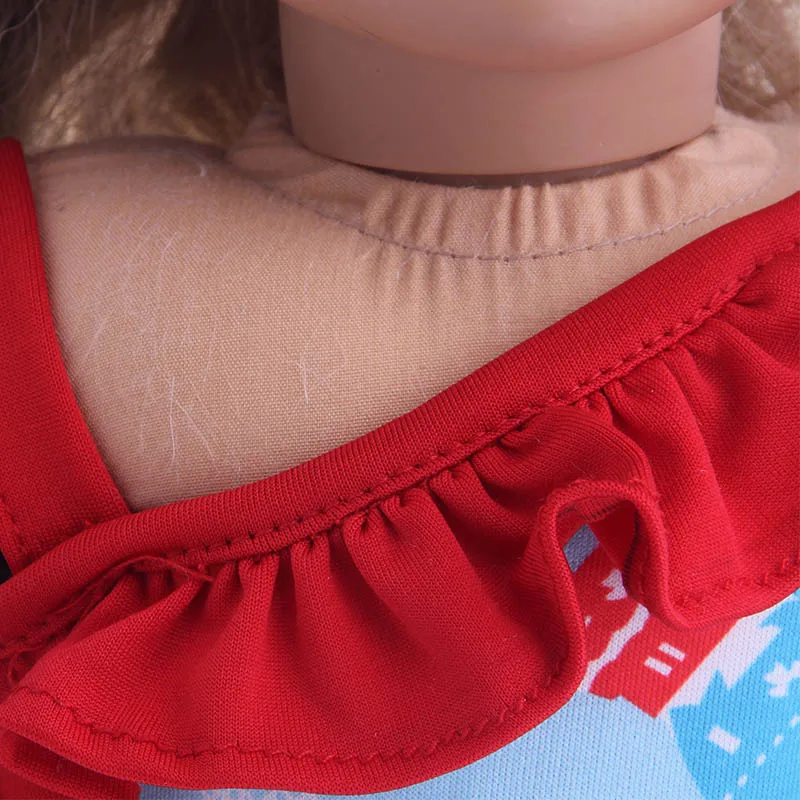 Повязка с цветами на голову купальник рыбьей чешуи Стиль для 43 см ухода за