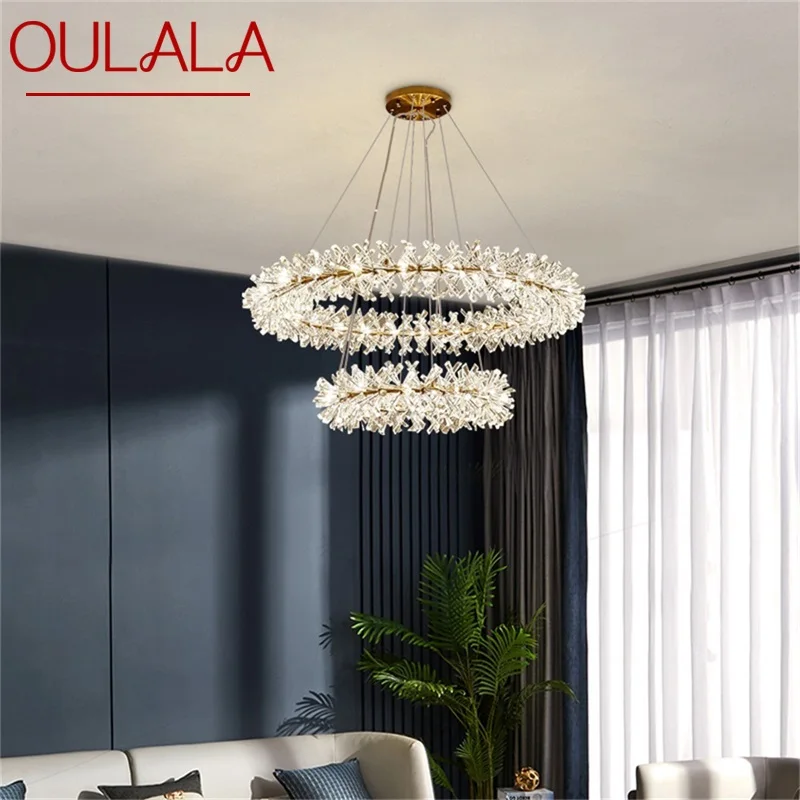 

OULALA Chandelier Pendant Lamp Postmodern Creative Branch Home LED Light Fixture for Living Dining Room