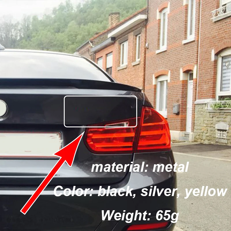 1 шт. металлическая наклейка для багажника автомобиля автомобильная