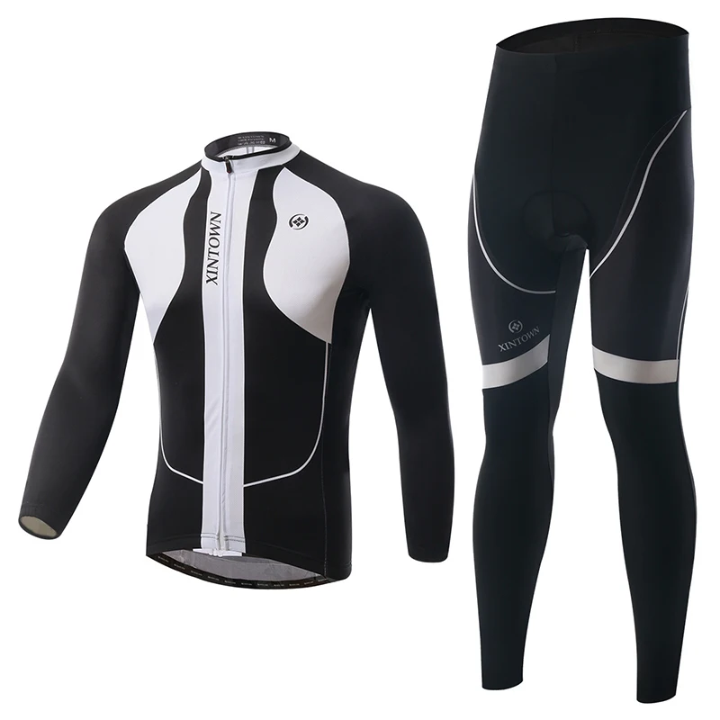

Новый осенний костюм из Джерси для велоспорта с длинным рукавом, мужские быстросохнущие майки для велоспорта, комплект для велоспорта MTB, Ropa...