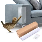 2 шт диван защитный уголок для мебели протектор наклейки Кот диван-кровать с защитой от царапин пост коготь самоклеящийся коврик поставить 47x15cm