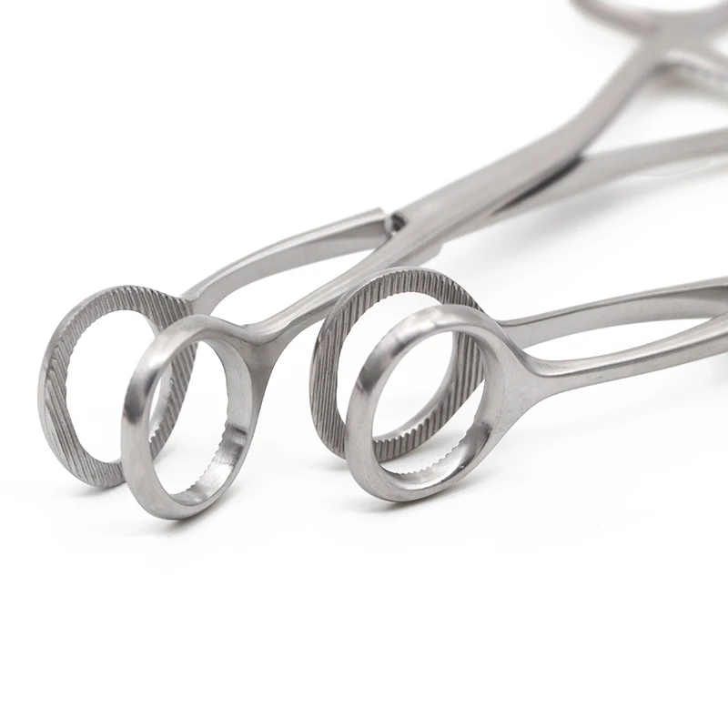 Плоскогубцы из нержавеющей стали для пирсинга тела Круглый Открытый зажим пупка