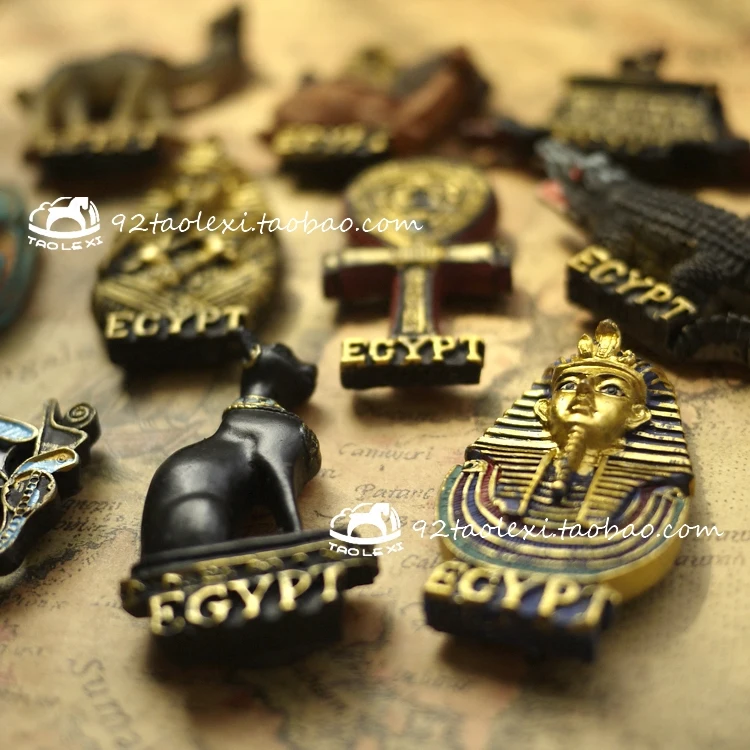 Seiko Египетский туризм памятный Пирамида королевы Фараона из смолы магнит на