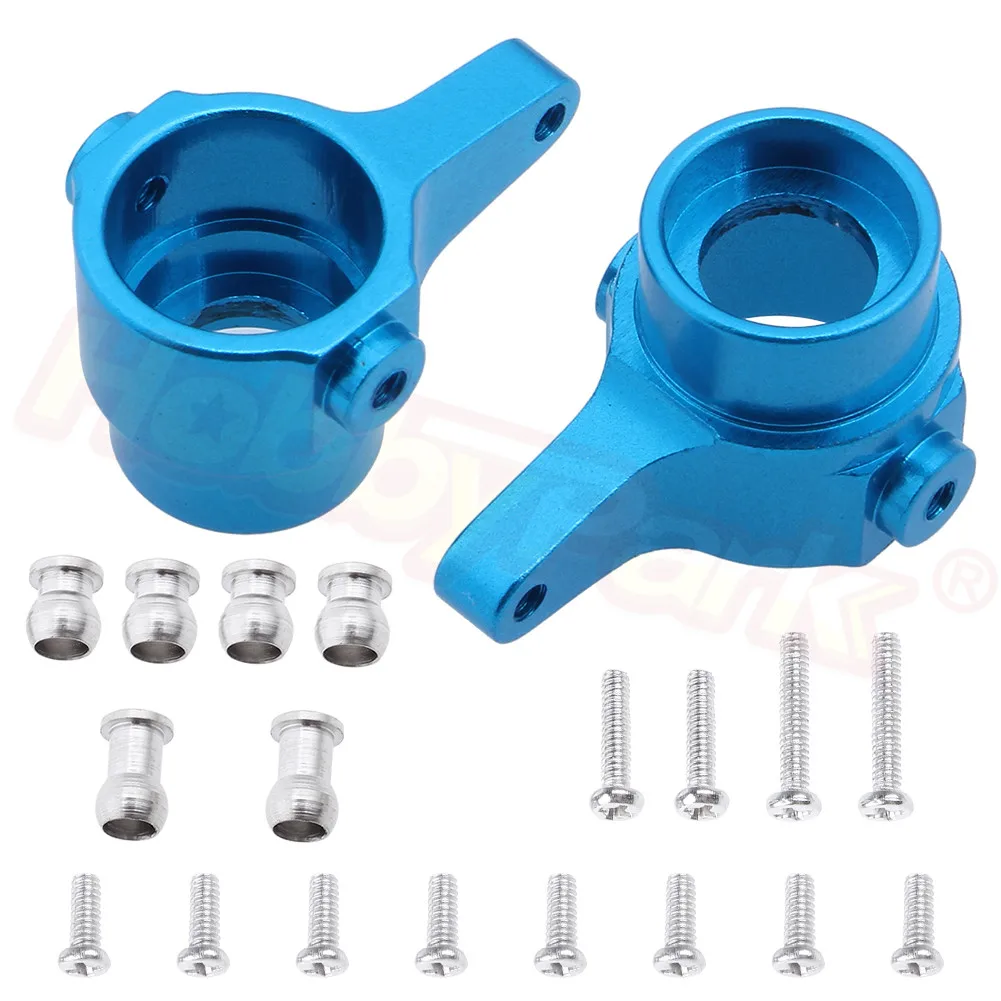 

Aluminum Steering Hub Carrier Knuckle Set For WLtoys 1/28 RC Car K969 K989 K999 P929 4WD Short Course Drift Off Road Rally