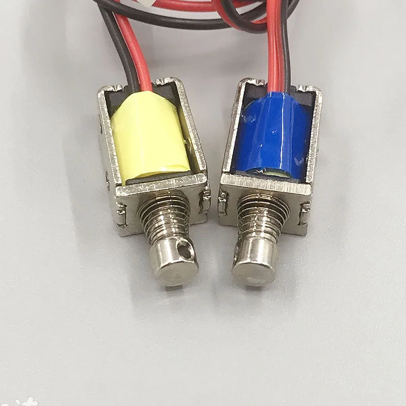 DC 3V 5V 6V 9V 12V frame Through Type Solenoid Electromagnet 8mm*10mm*16mm Tiny mini Push-Pull Square | Обустройство дома