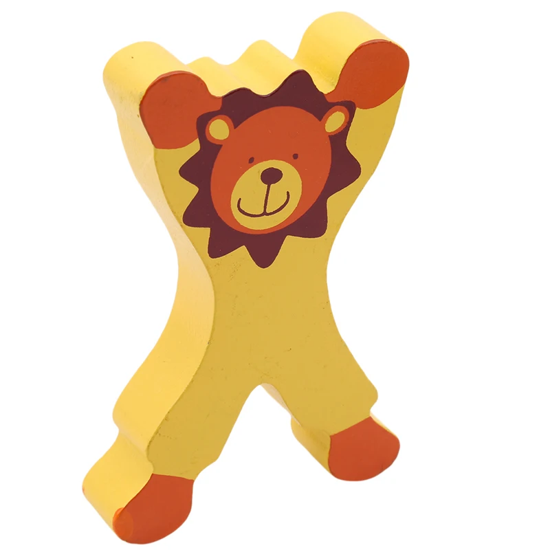 

Hot Sale Children' S Wooden Puzzles Toy Cartoon Animal Matching Game children's Early Educational Intelligence Toys Gifts 1 Set