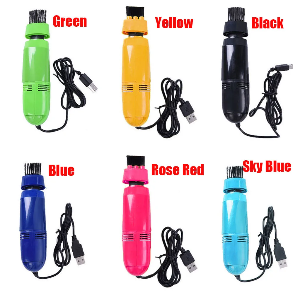 

Fashion Colorful Mini Computer Vacuum USB Keyboard Cleaner PC Laptop Brush Dust Cleaning Kit Computer Cleaning Accessories