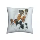 Весенний винтажный Чехол-наволочка с изображением собаки бабочки Медли чехол из полиэстера с застежкой-молнией для спальни