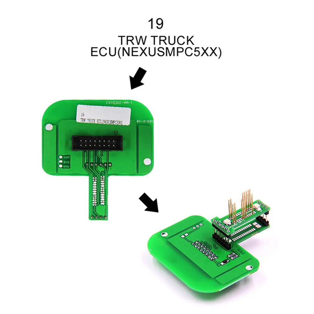 Полный 22 шт. зонды адаптер Светодиодный рамка ECU пандус переходники 12V для KTAG KESS 100