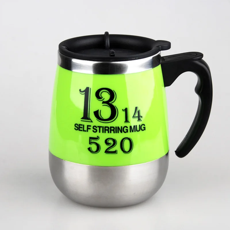 

Lazy Automatic Mixing Cup Stainless Steel Electromagnetic Rotating Coffee Cup Magnetized Cup Gift Cup KSI999