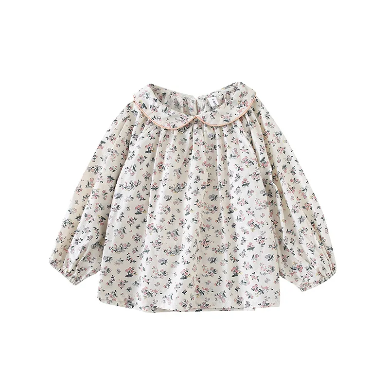 2019 Новое поступление осенняя хлопковая рубашка принцессы в Корейском стиле с