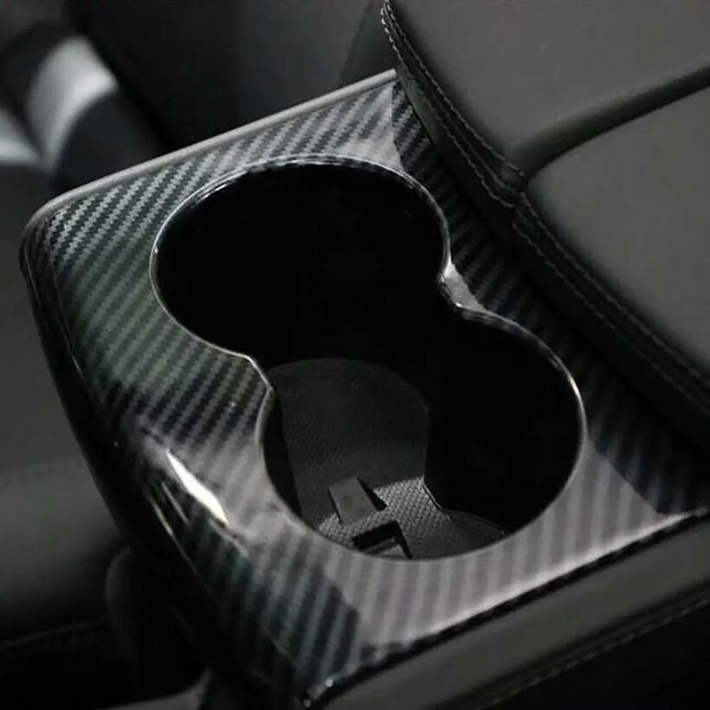 Задняя фреза из углеродного волокна для Tesla Model S/X 2014 2020|Наклейки салона авто| |