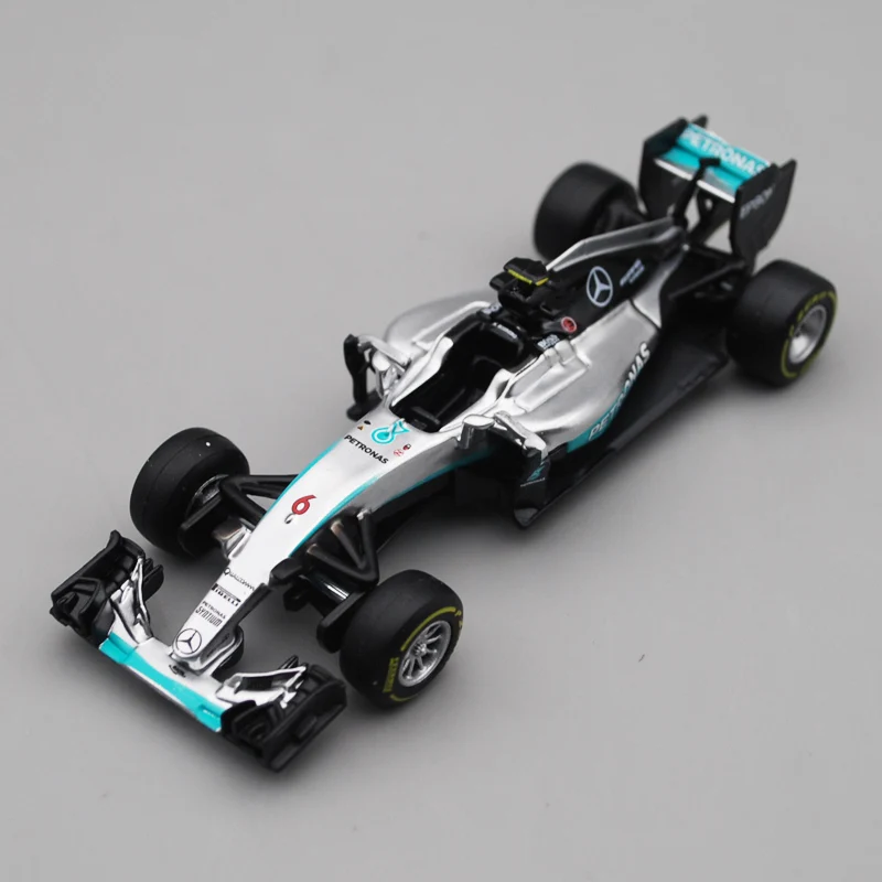 Bburago-Coche de aleaci&oacute;n de lujo modelo Mercedes F1 W10 EQ Power + 2019, juguete de colecci&oacute;n, regalo, 1:43, 2019-2