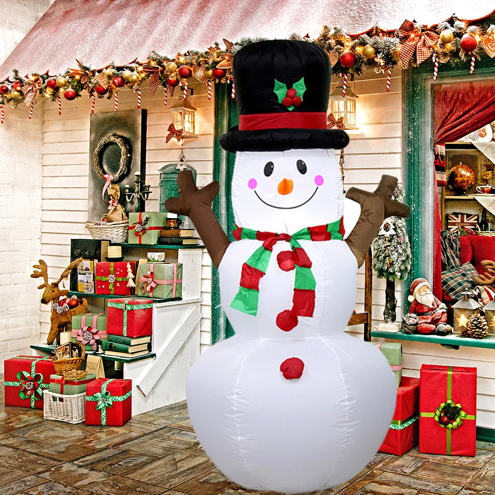 

Симпатичная надувная модель, Рождественская вечеринка, снеговик, надувная игрушка, подарок для детей, фестиваль, вечеринка, реквизит, домаш...