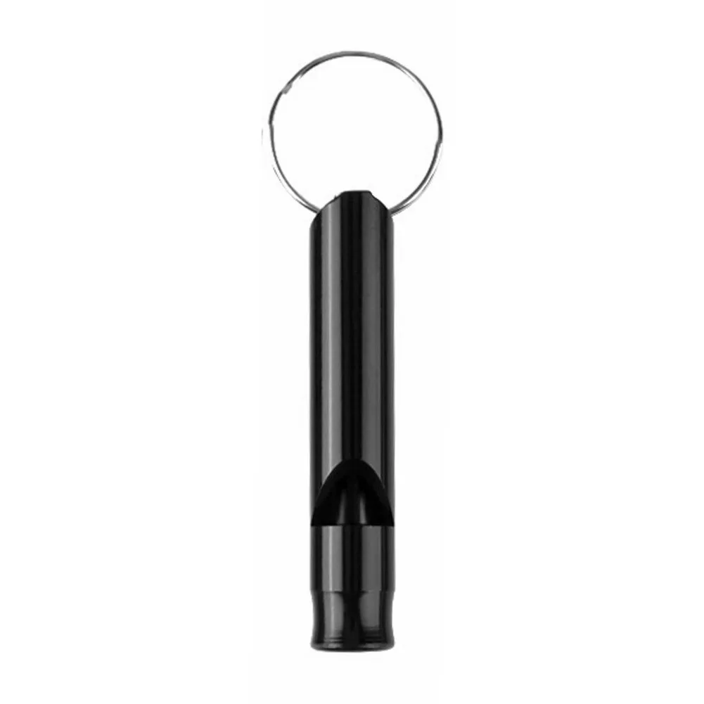 

10pcs Aluminum Alloy Whistle Outdoor Survival Basketball Referee Whistle Black Emergency Multifunction Equipment kit