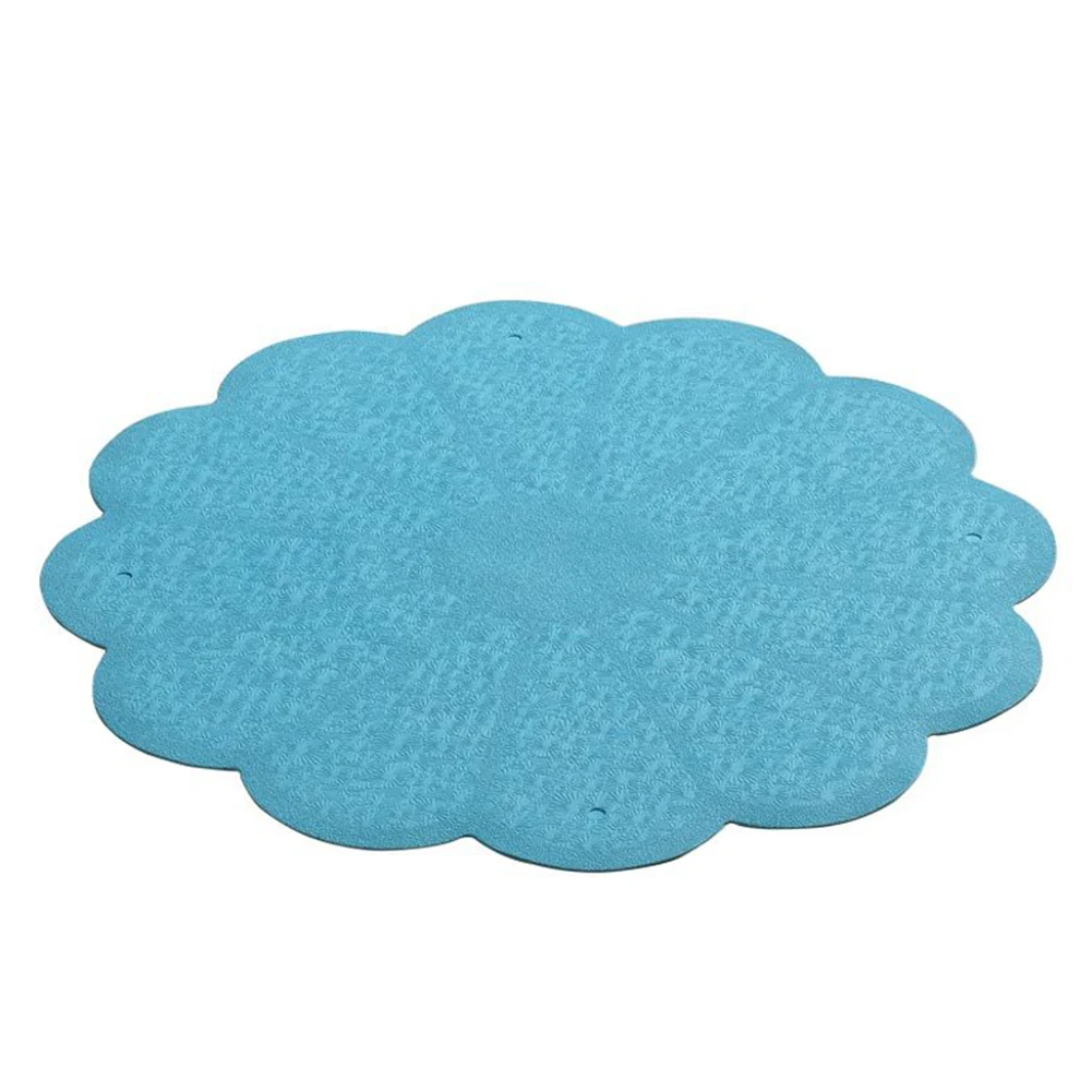 Нетоксичный Прочный Коврик для ванны в форме цветка противоскользящий матовый