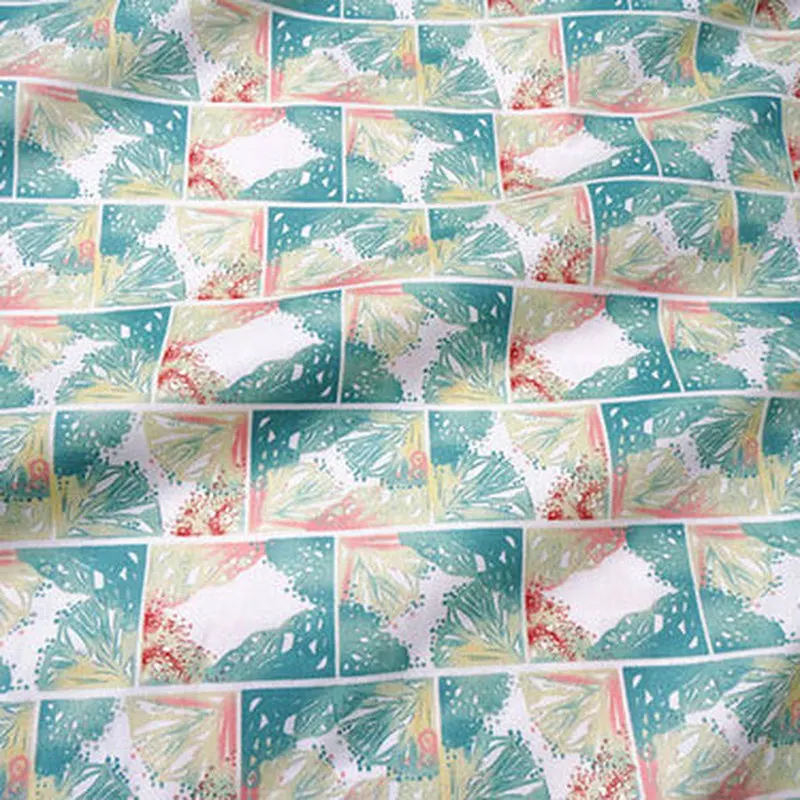 Лоскутная саржевая дышащая ткань из чистого хлопка для мебели ручной работы