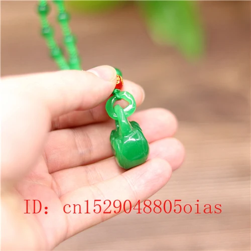 Натуральный Зеленый Изумрудный нефритовый яблоко кулон бусины ожерелье