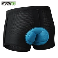 wosawe mens cycling shorts 3d gel padded breathable underwear bicycle road bike mtb shorts riding downhill shorts s 3xl