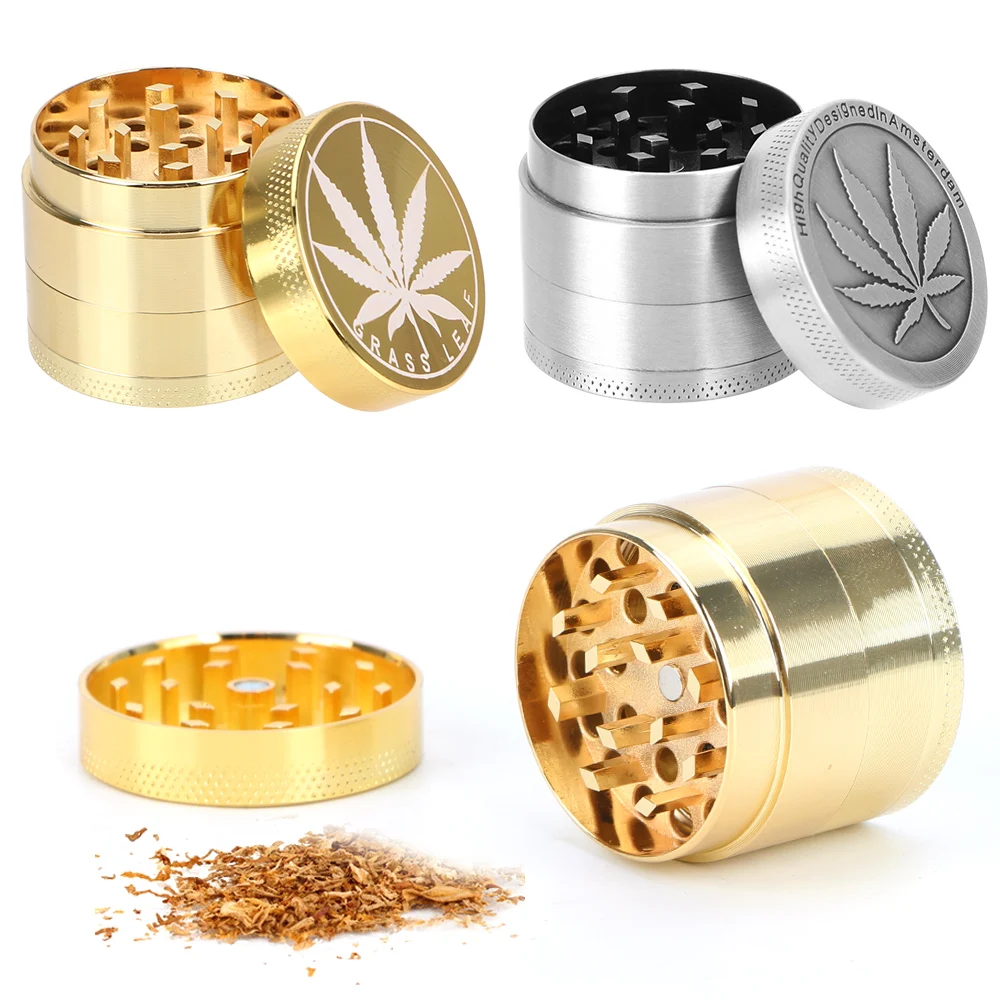 3/4 Layer Dry Herb Tobacco Grinder ​For Smoking Paper Grass Pipe Reamer Crush Cutting Grinding Weed Accessories Zinc Alloy Metal | Дом и сад