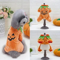 halloween funny dog clothes pet pumpkin costume pet cosplay winter warm dog coat jackets special events apparel outfit