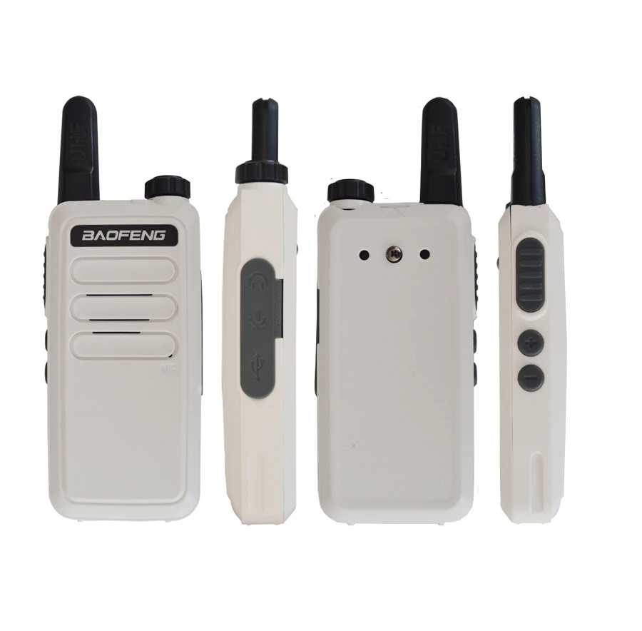 2 шт./компл. портативная рация Baofeng BF-R5 мини USB кабель для зарядки 5 Вт UHF 400-470 МГц Ham CB