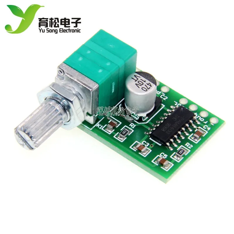 Цифровая плата маленького усилителя мощности PAM8403 mini 5 в с переключателем