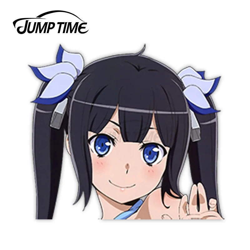 33 сексуальные милые виниловые аниме наклейки на автомобиль с длинной головой для