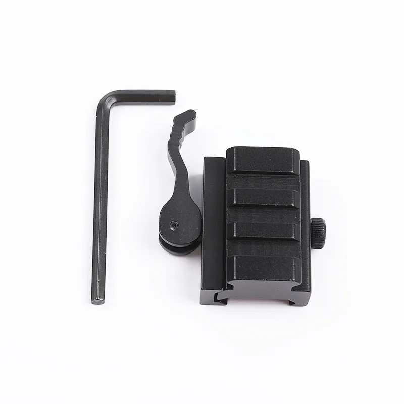

Tactical 1/2" 20mm Weaver Picatinny Rail Adaptor 4- Release Scope Accessories Quick Lock Mount Rifle Dot Det Lever QD Slot rail