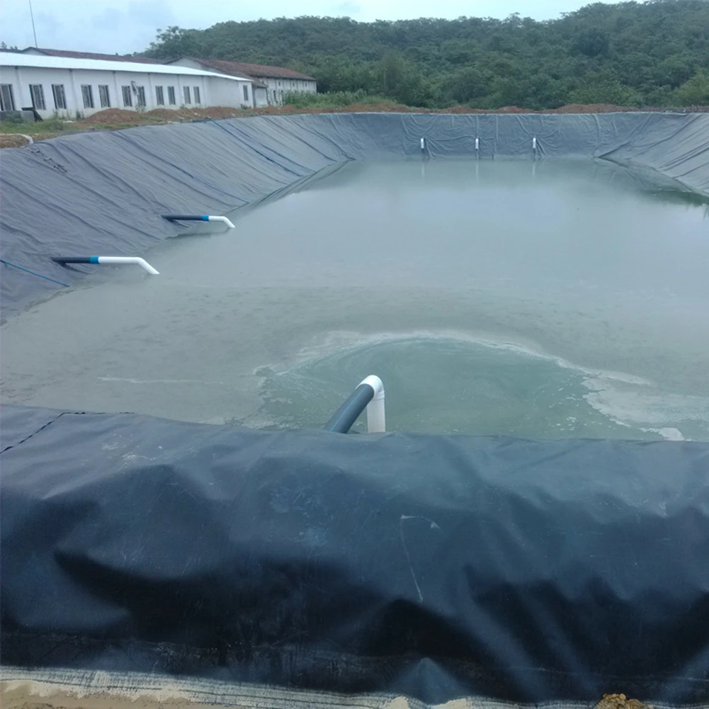 Водонепроницаемая Резиновая рыбка HDPE для бассейна подкладка пруда черного цвета