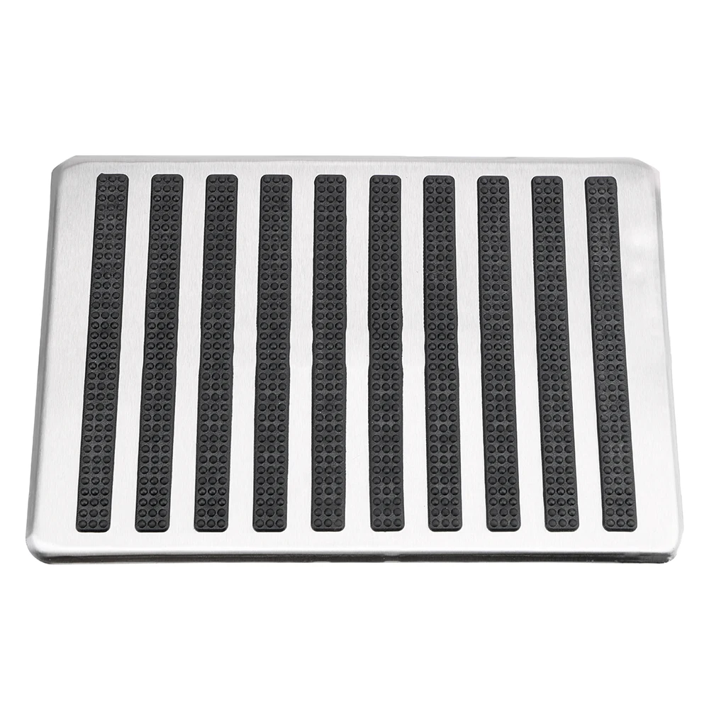 Универсальный автомобильный коврик из нержавеющей стали с накладкой на пол для