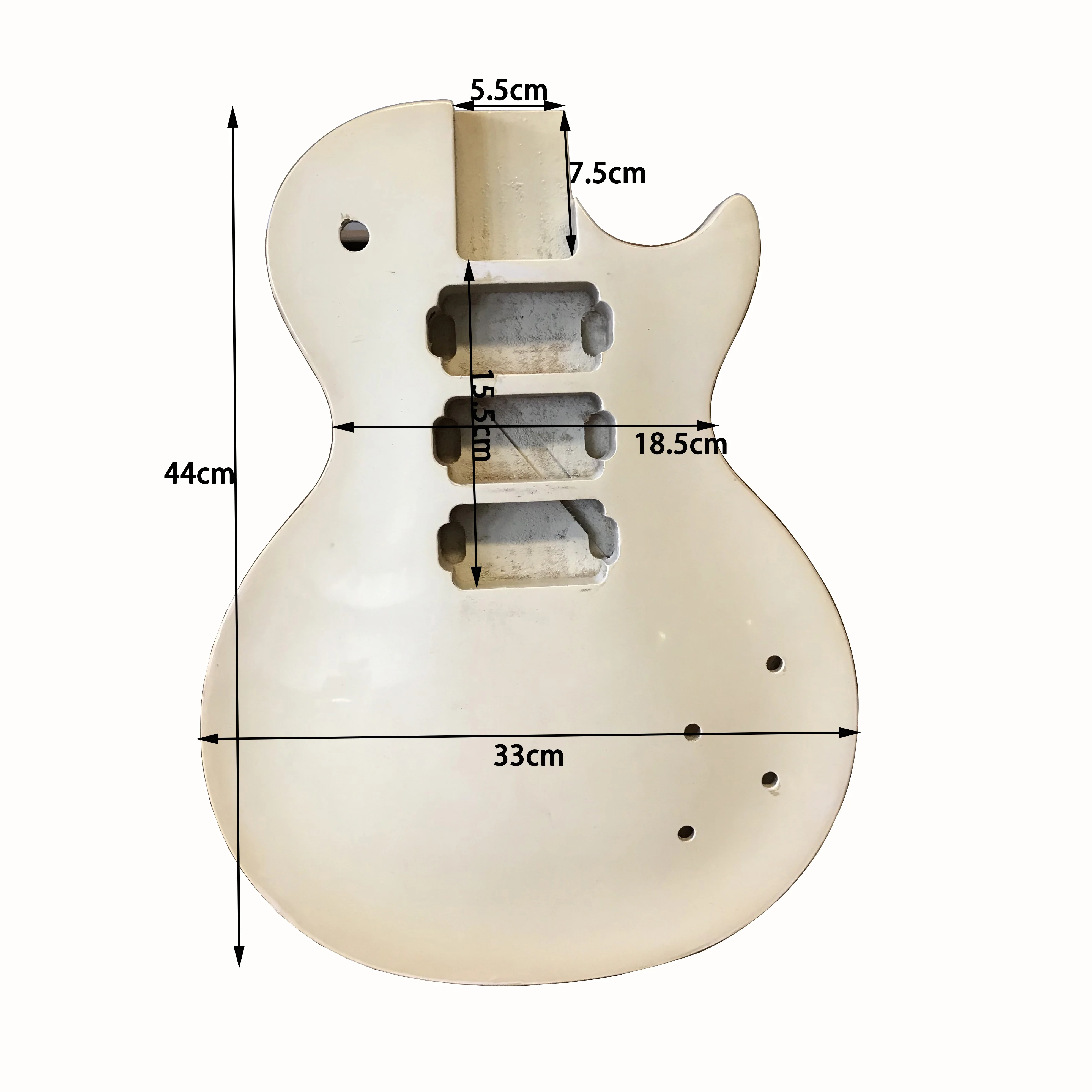 

Unfinished Handcrafted Stock SG Guitar Body Maple Wood OEM Style Electric BG LP Guitar Body ST Guitar Barrel Replacement Parts