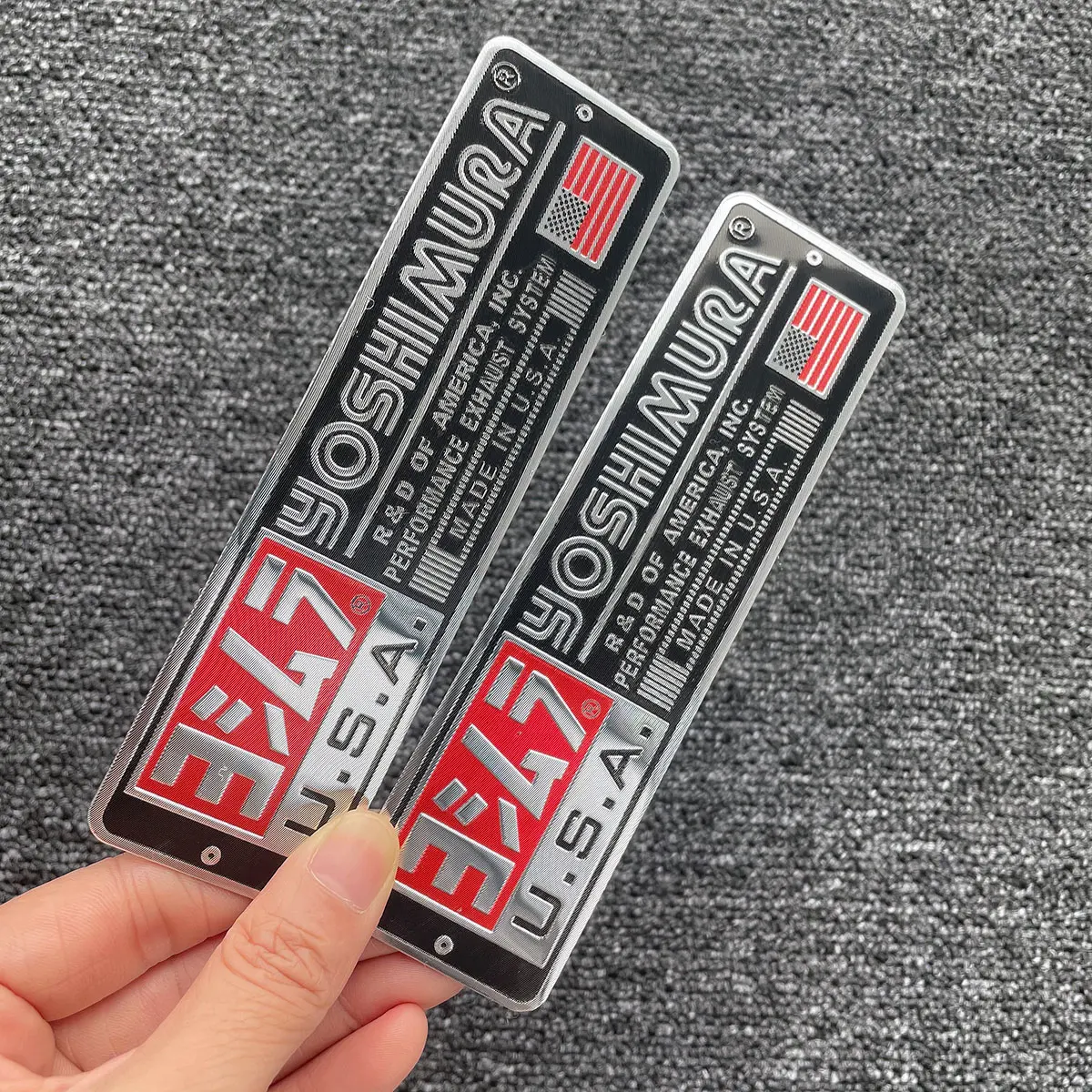 Алюминиевая наклейка на выхлопные трубы для мотоцикла 2 шт./лот | Автомобили и