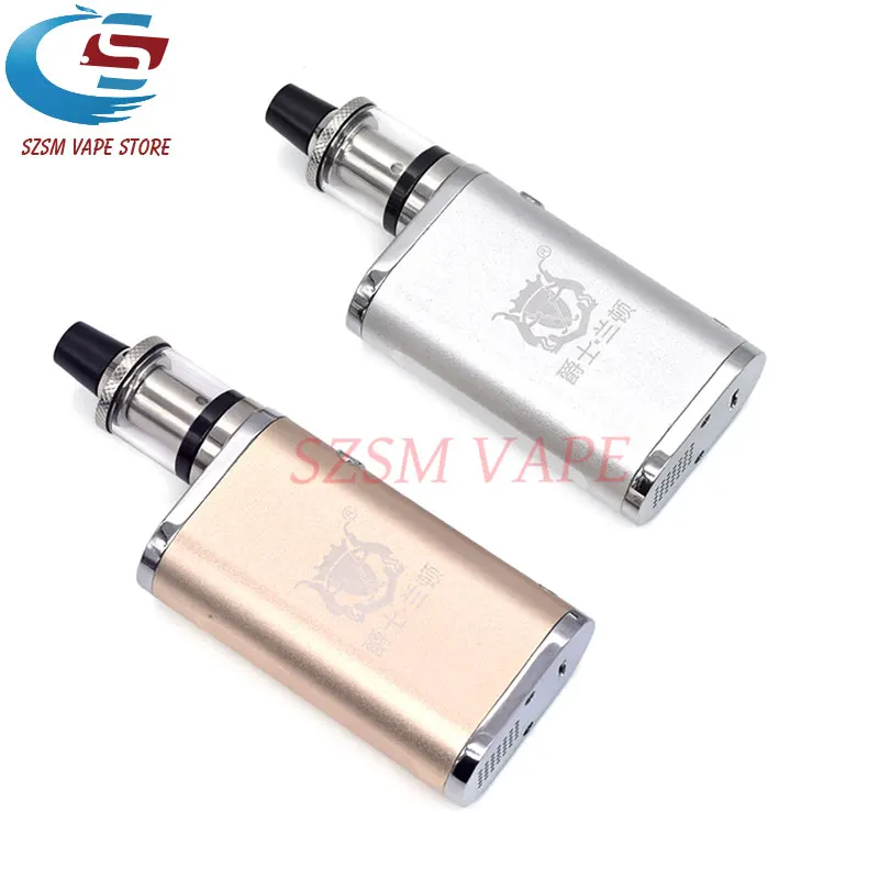 Электронная сигарета, регулируемый vape 80 Вт, комплект модов, Встроенный 2000 мАч, батарейный блок, 3 мл, бак, электронная сигарета, большой дымовой Атомайзер