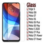Чехол для телефона Motorola Edge S Moto E6i E6 E E7 E7i Power Play Plus стеклянная экранная пленка на Motorola E7 E6 Play HD закаленное стекло