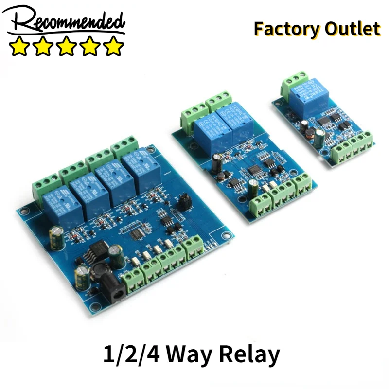 Четырехканальный релейный модуль Modbus RTU, переключатель с Wi-Fi, модуль реле, вход RS485/TTL для связи, умный пульт дистанционного управления для те...