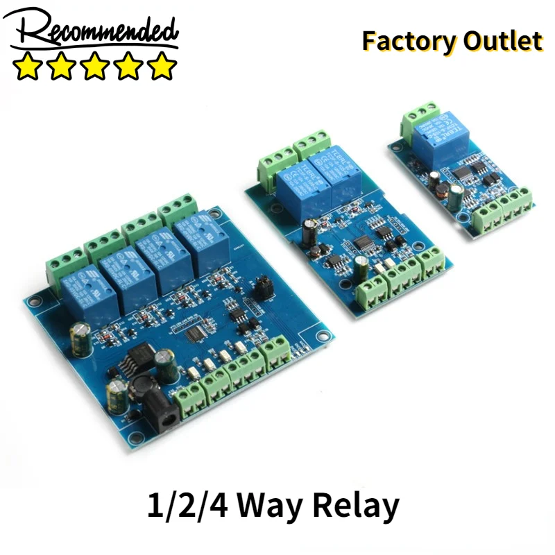 

Четырехканальный релейный модуль Modbus RTU, переключатель с Wi-Fi, модуль реле, вход RS485/TTL для связи, умный пульт дистанционного управления для те...