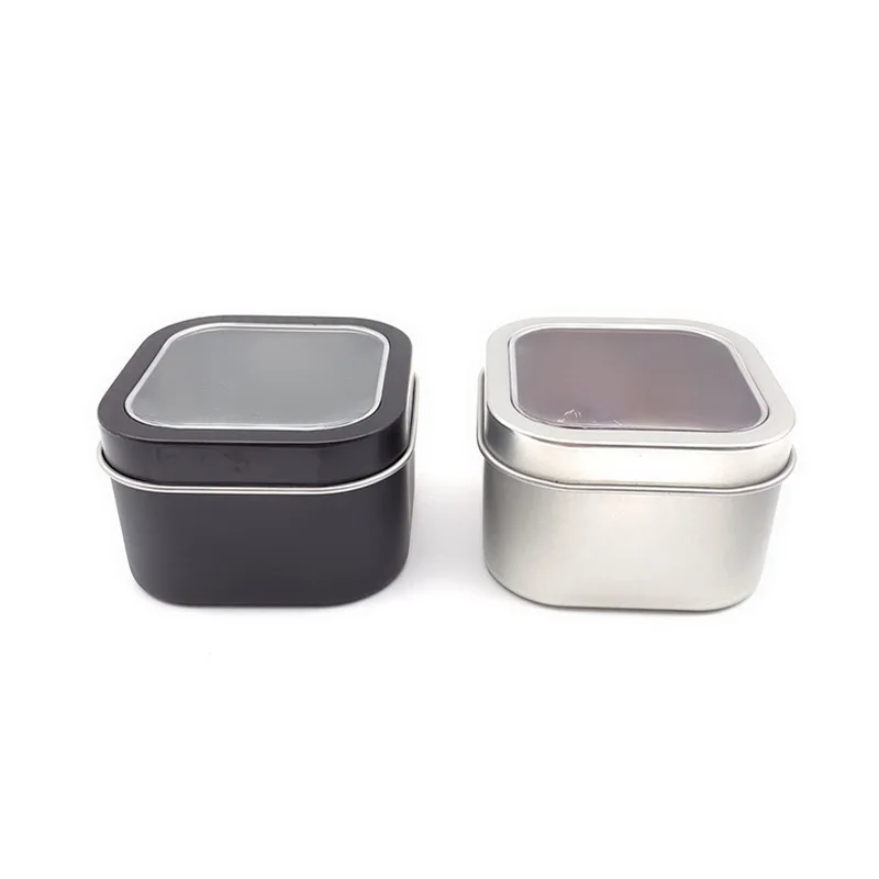 Прозрачный чехол для хранения ювелирных изделий металлическая жестяная коробка