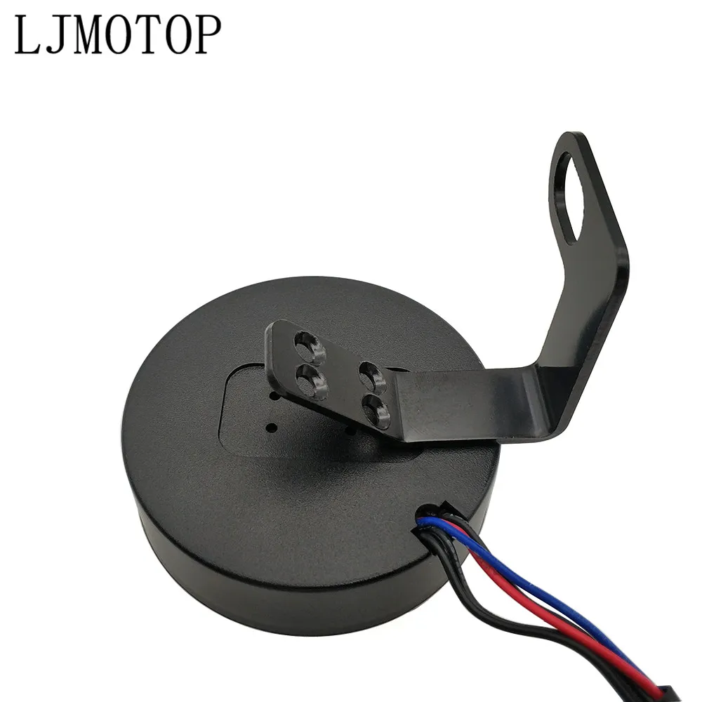 Мотоциклетный вольтметр часовой термометр цифровой дисплей измерительный