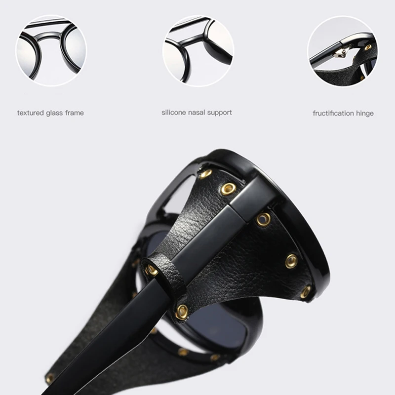 RUGIADA брендовые новые винтажные поляризационные стимпанк Солнцезащитные очки для