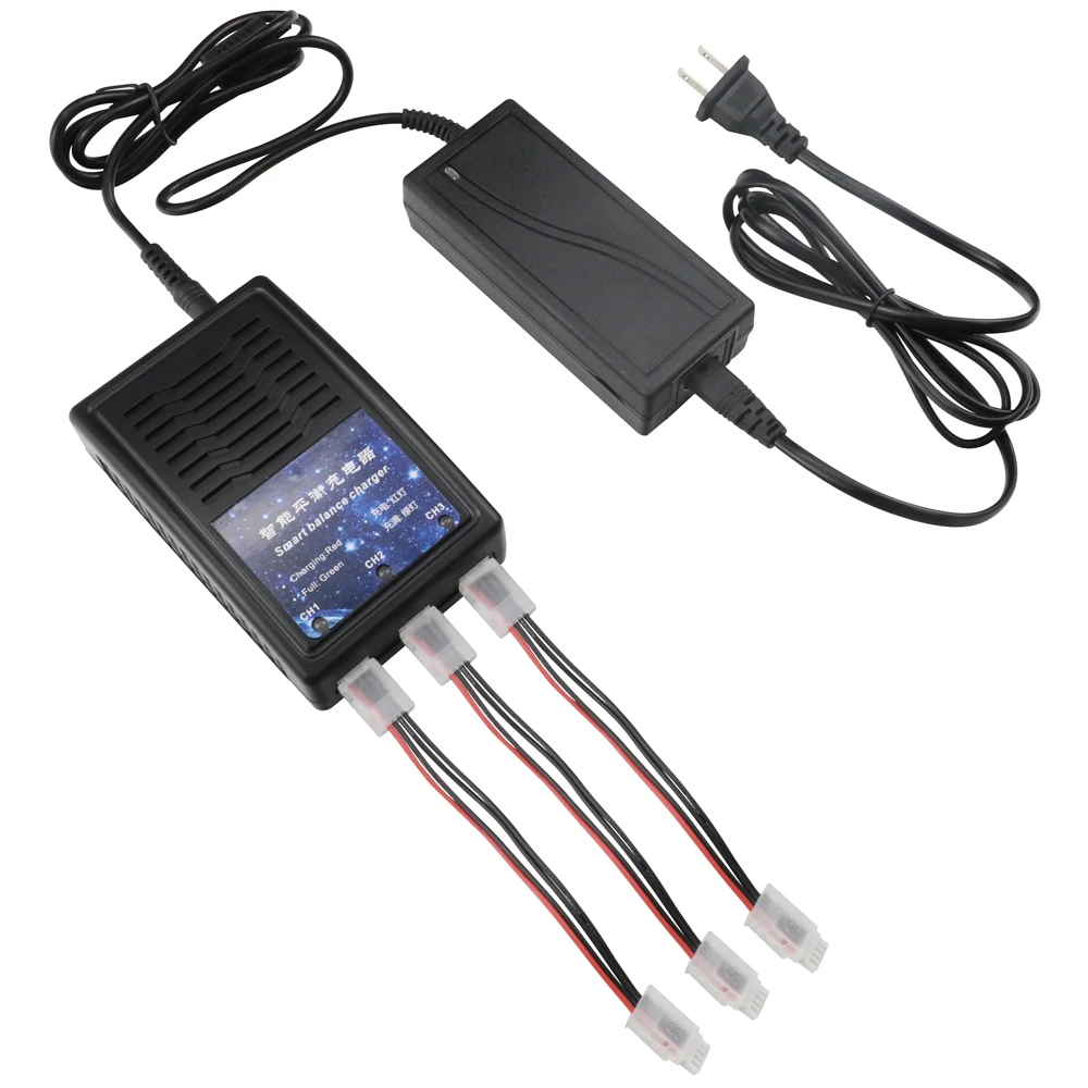 Зарядное устройство Lipo 3 в 1 совместимо с FIMI A3 RC Quadcopter три аккумулятора зарядка