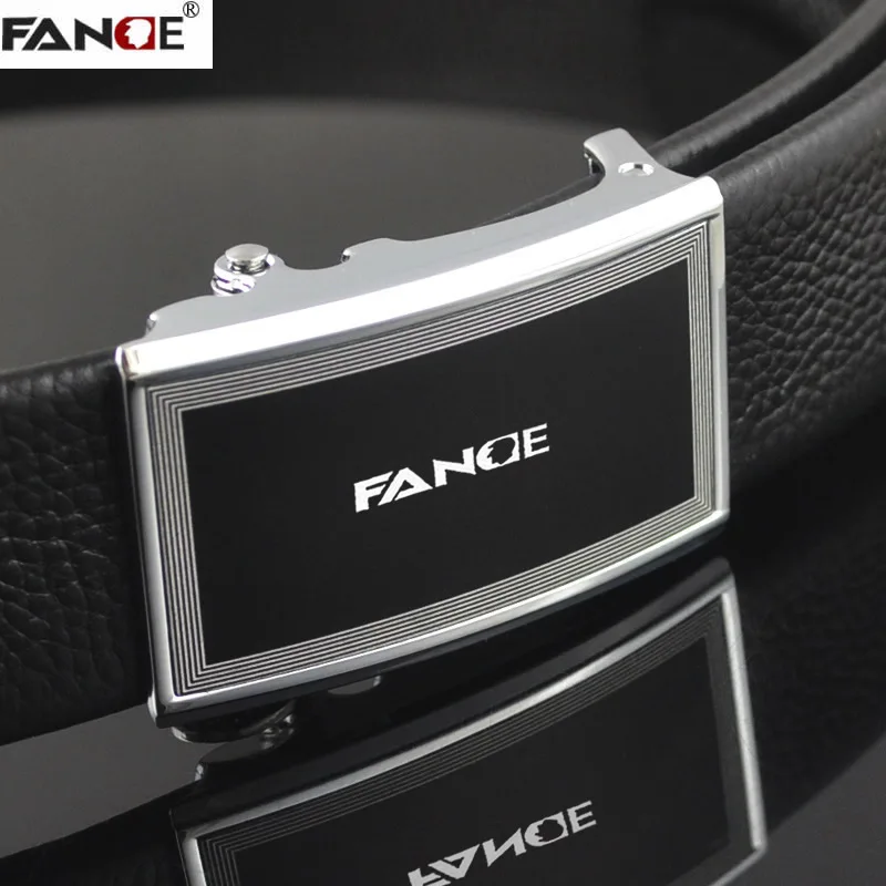 

FANGE men belt leather belt men cowskin leather high quality male Fashion designer jeans chain stretch luxury brand FG1503