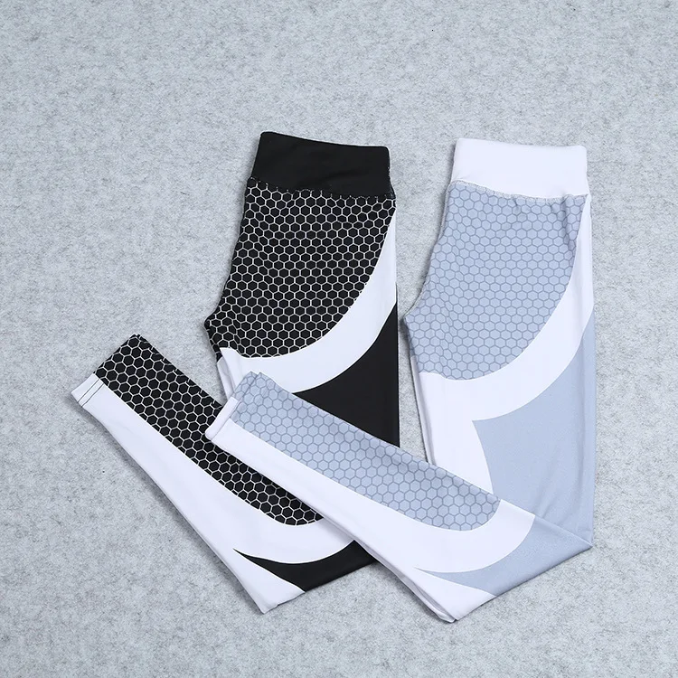 

Printed Yoga Pants Women Push Up Professional Running Fitness Gym Sport Leggings Tight Trouser Pencil Leggins Workout