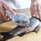 Рыбий скребковый инструмент для удаления рыбьей чешуи, рыбий скребковый инструмент, рыбий скалер, рыболовный нож, инструменты для очистки кухни
