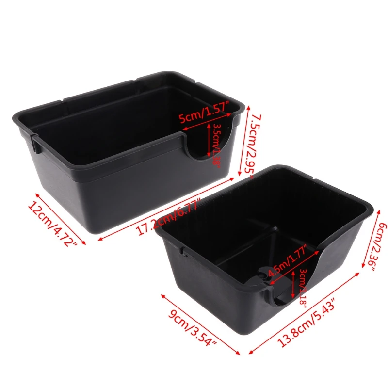 

Reptile Box Hiding Case Hole Water Feeder Spider Turtle Snake Supplies Centipede P0RD