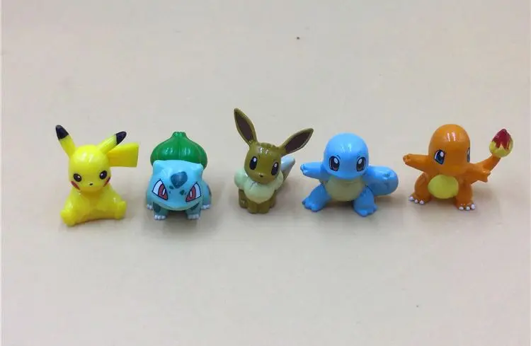 5 шт./комплект фигурки чармандеров 2 см | Игрушки и хобби