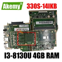 high quality for lenovo ideapad 330s 14ikb laptop motherboard with cpu i3 8130u 4gb ram integrated motherboard 100 fully tested