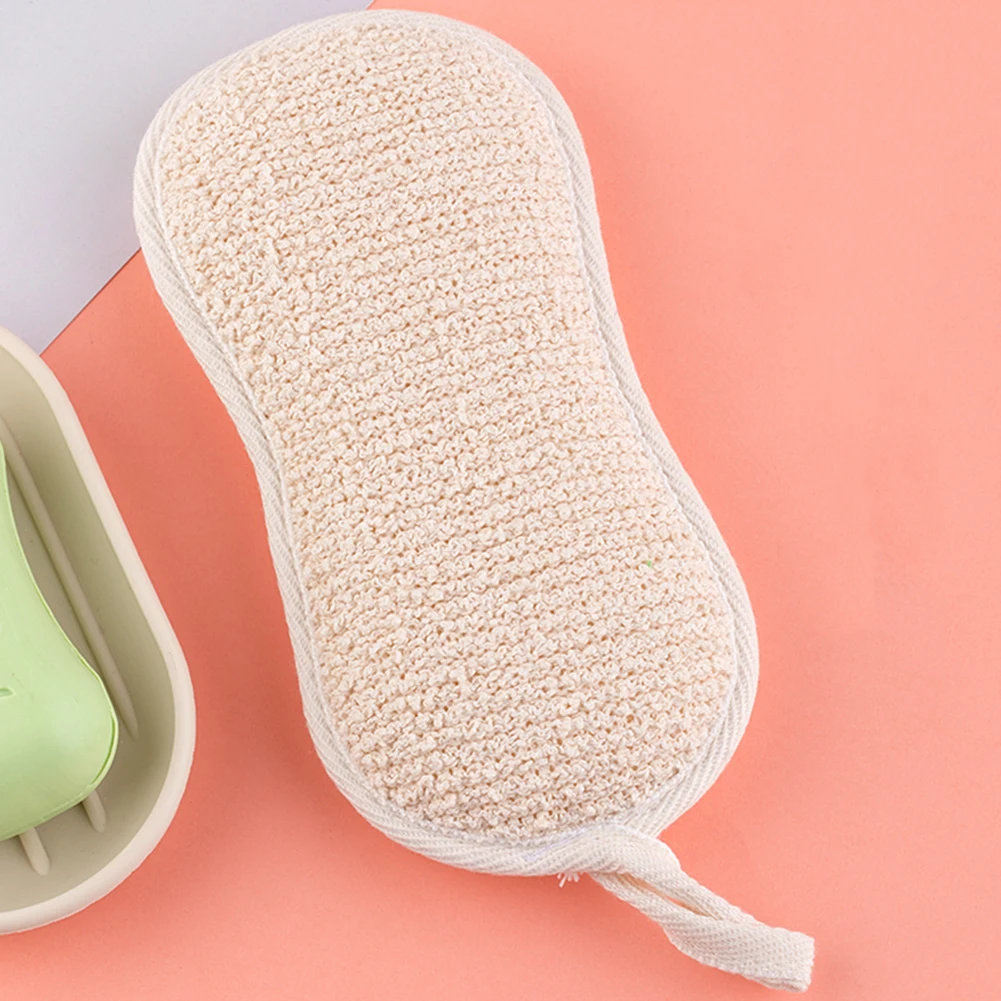 Скребок для чистки кожи мужчин и женщин однотонная губка в форме люфы из