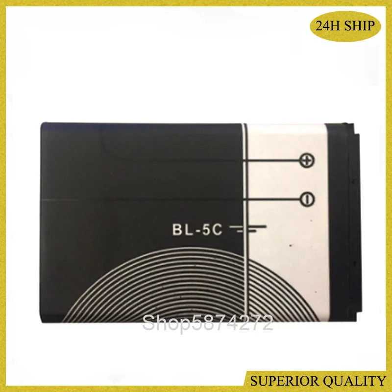 BL-5C аккумулятор для Nokia 1112 1600 2610 1208 2600 n70 n71 BL5C BL 5C 1020 мАч высокое качество |