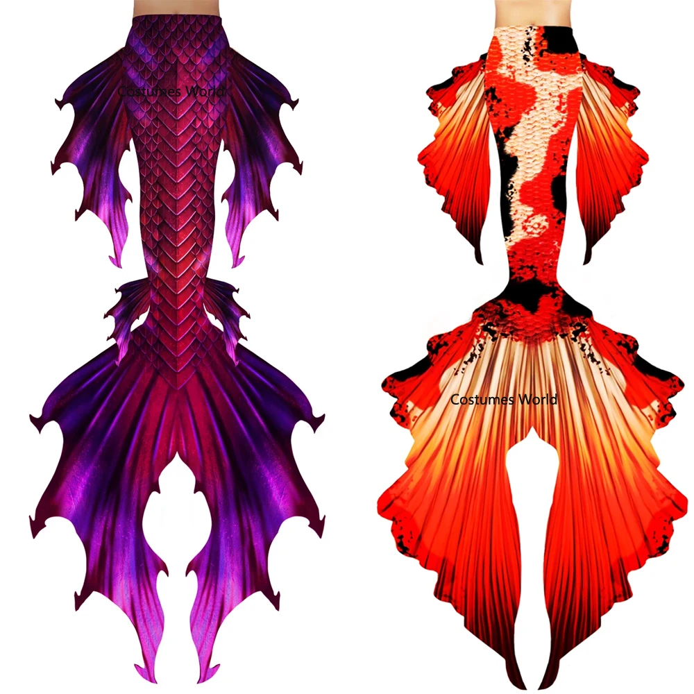 

Customized Mermaid Custome Adult Kids Mermaid Tails with Monofin Bathing Suit Dress for Swimming Cosplay Costume New Arrival!